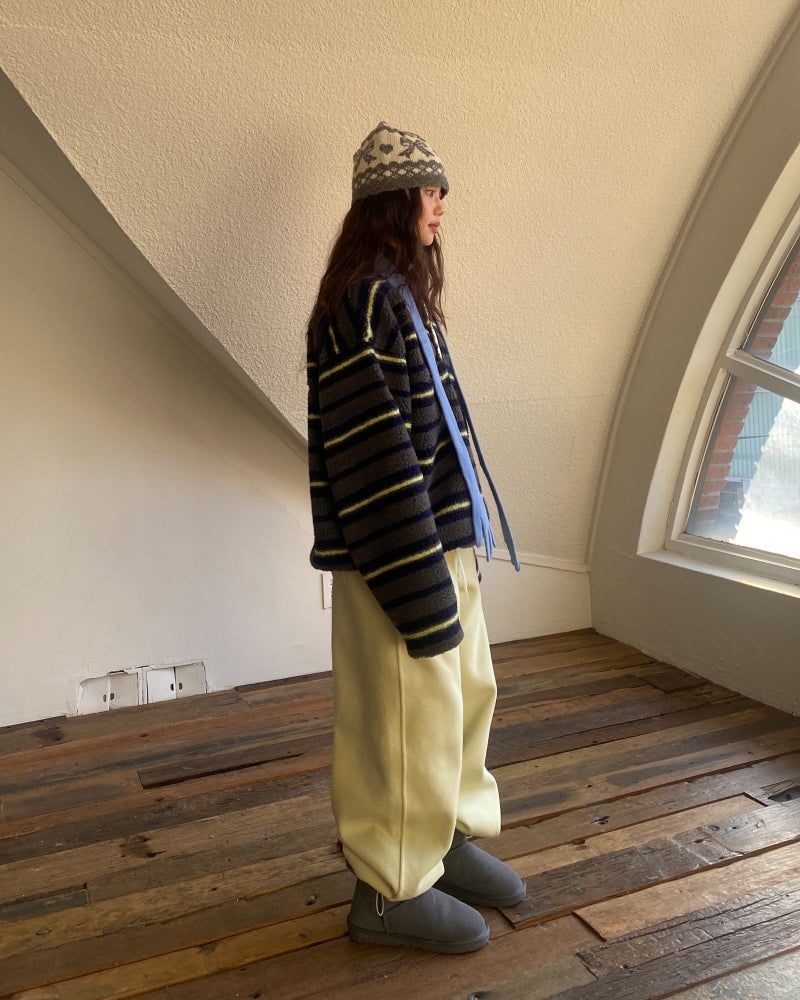 ribbon shot beanie