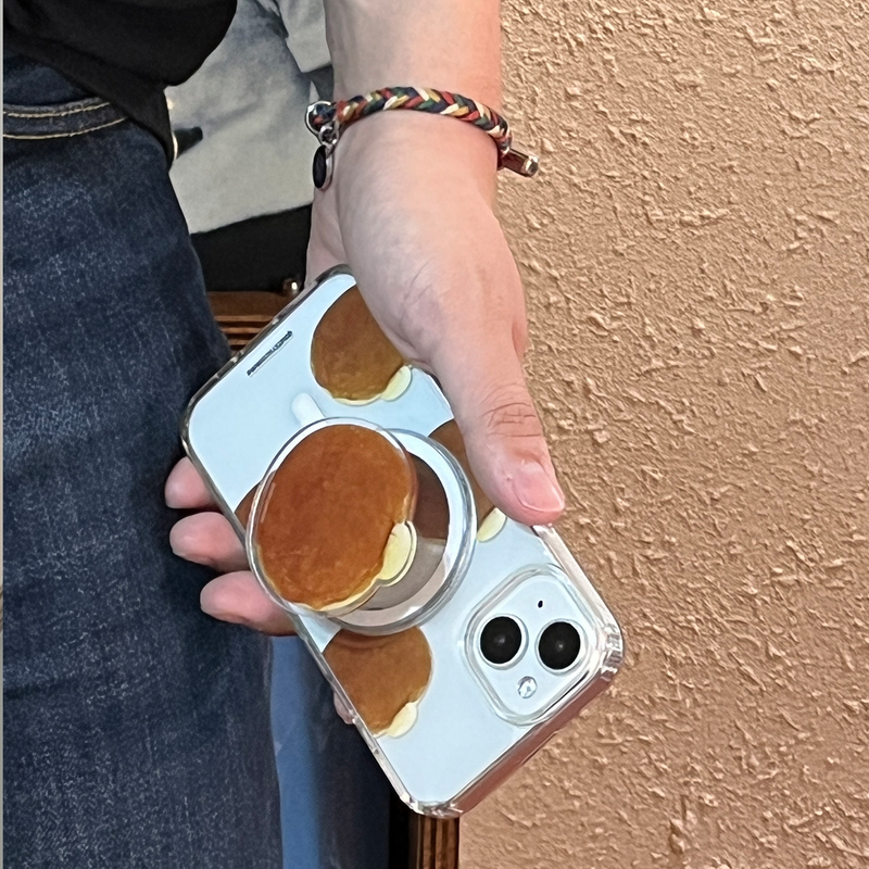 quattrocomma(クアトロコンマ)の「cream donut bread food magsafe smart tok(Smartphone Accessories)」
