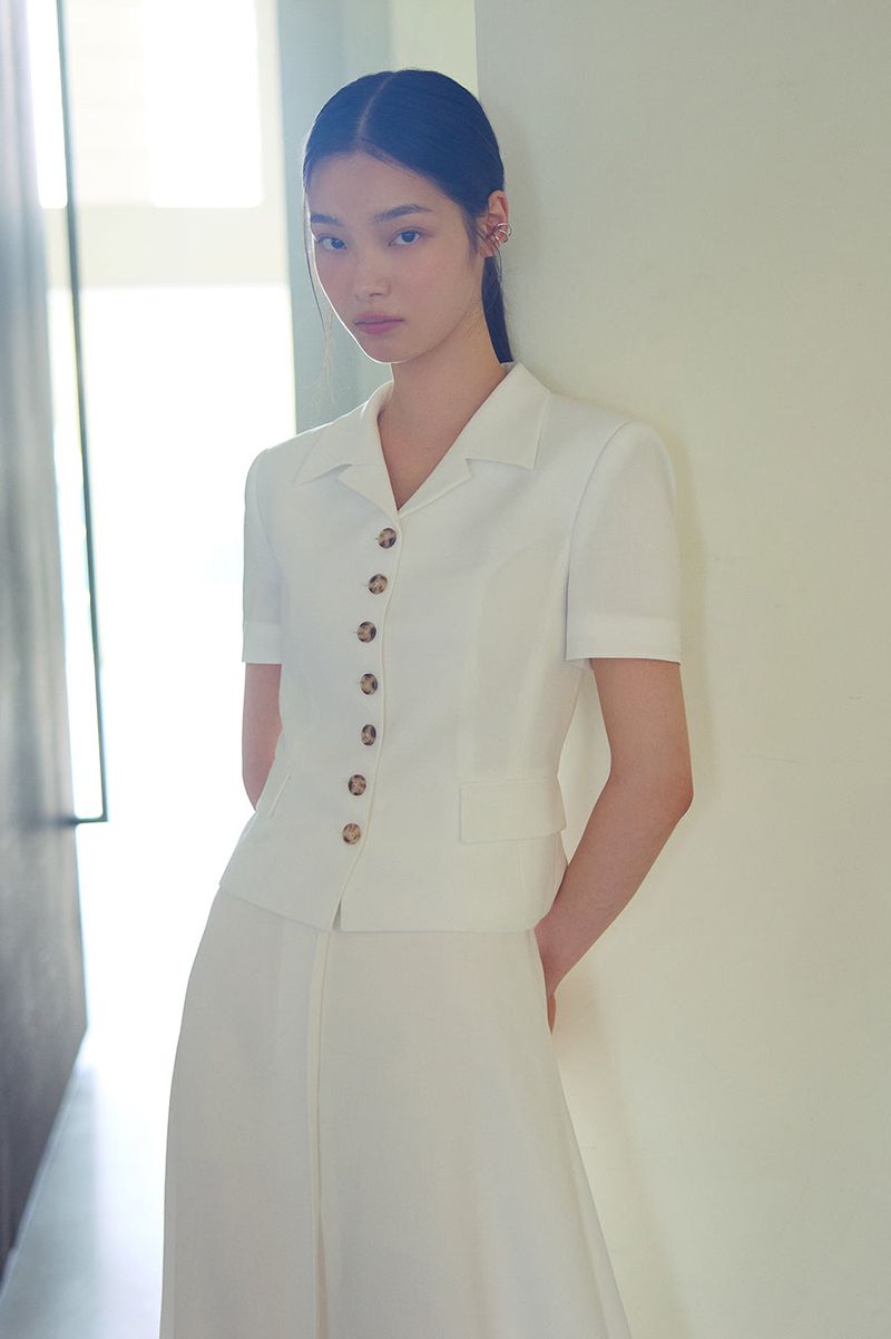 HANAVO（ハナボ）の「NO.36 JACKET - WHITE（Jackets/Outerwear）」