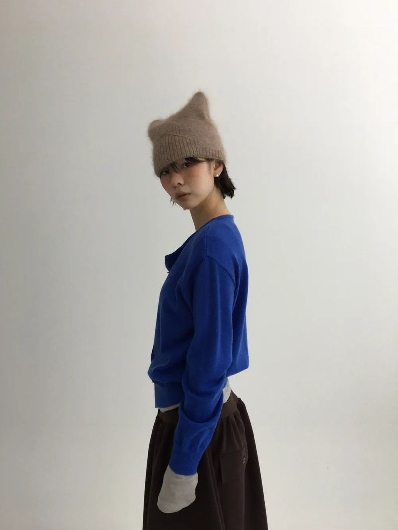Bako Cat Knit Beanie (3color)