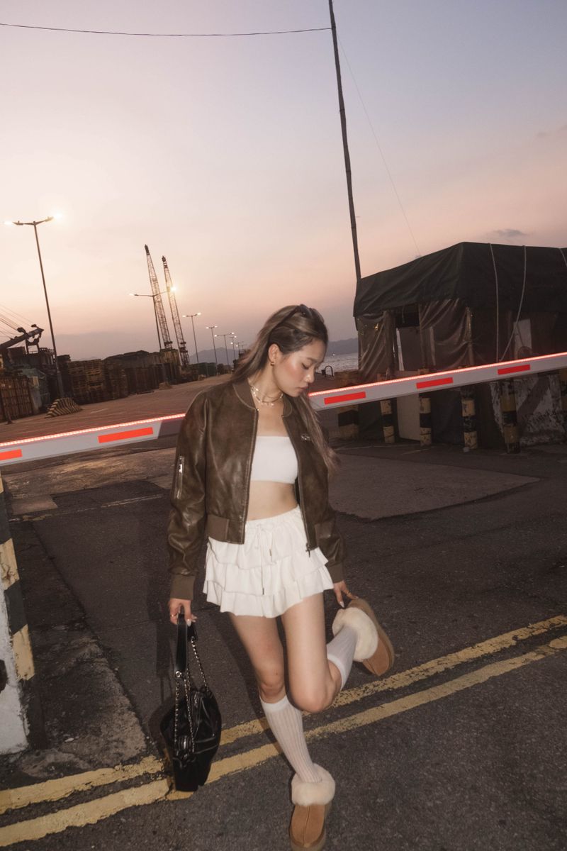 Loved Bomber Faux Leather Jacket - 2 colours
