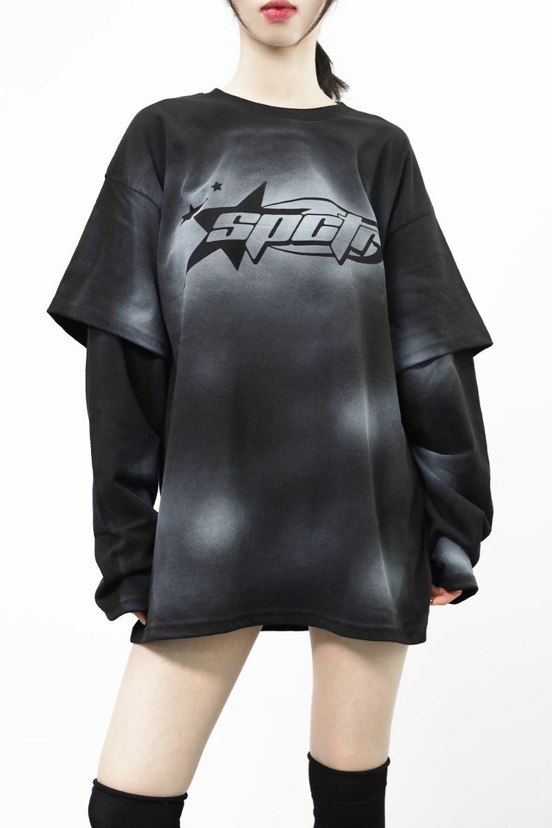 NONCODE（ノンコード）の「(Unisex) Fiore Washed Layered T-Shirt（Tops）」