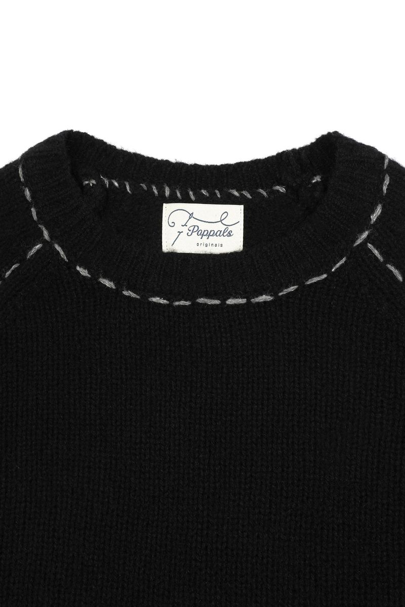 Pals Round Wool Knit [Black]