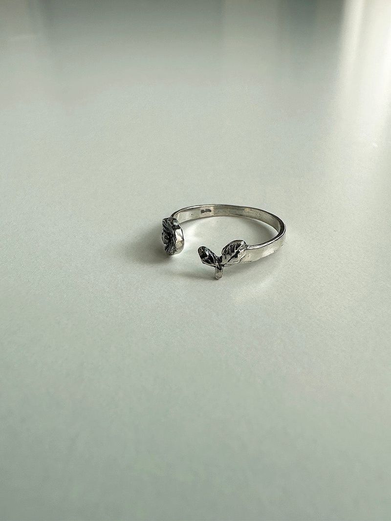 [925silver] Plant ring