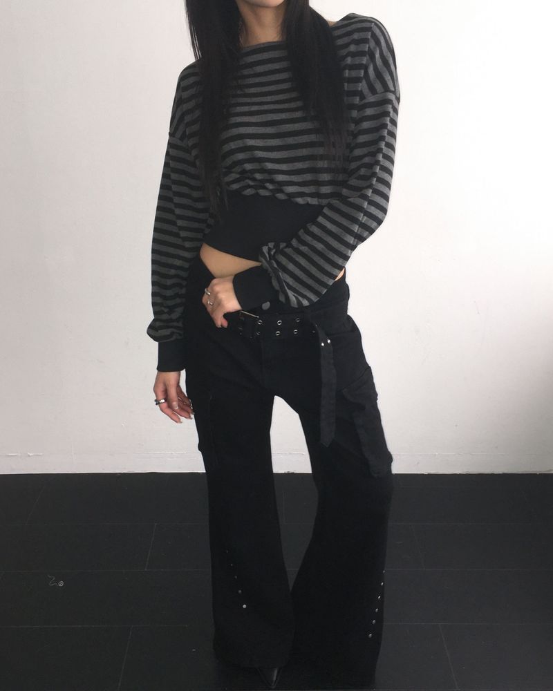 Stripe banding crop mtm
