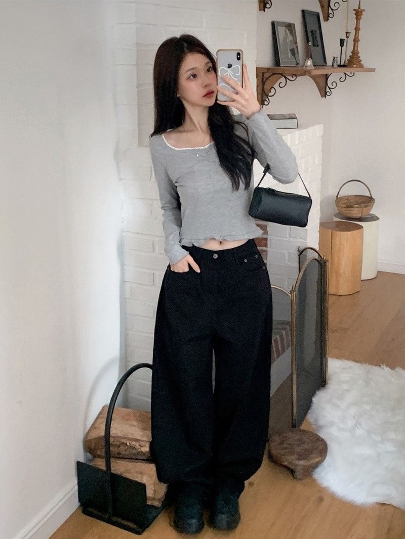 Back Flap Pocket Balloon Wide Pants (7color)
