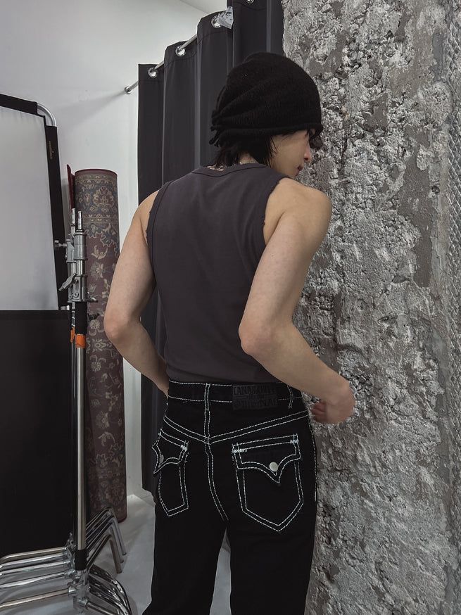 [LANARCH] Destroyed Logo Sleeveless