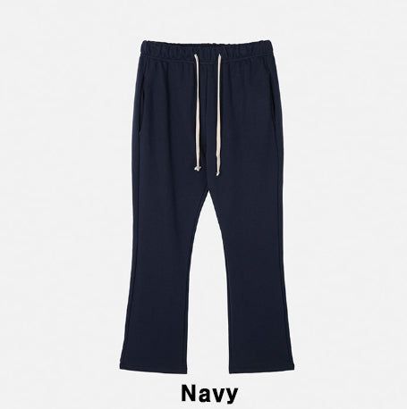 Resin flare fit banding pants