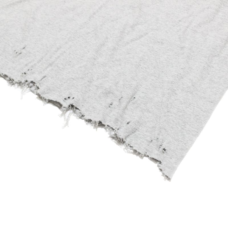 damage cutting t-shirt (gray)