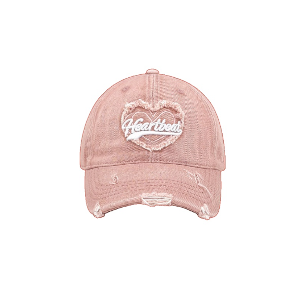 Heart Denim Ball Cap