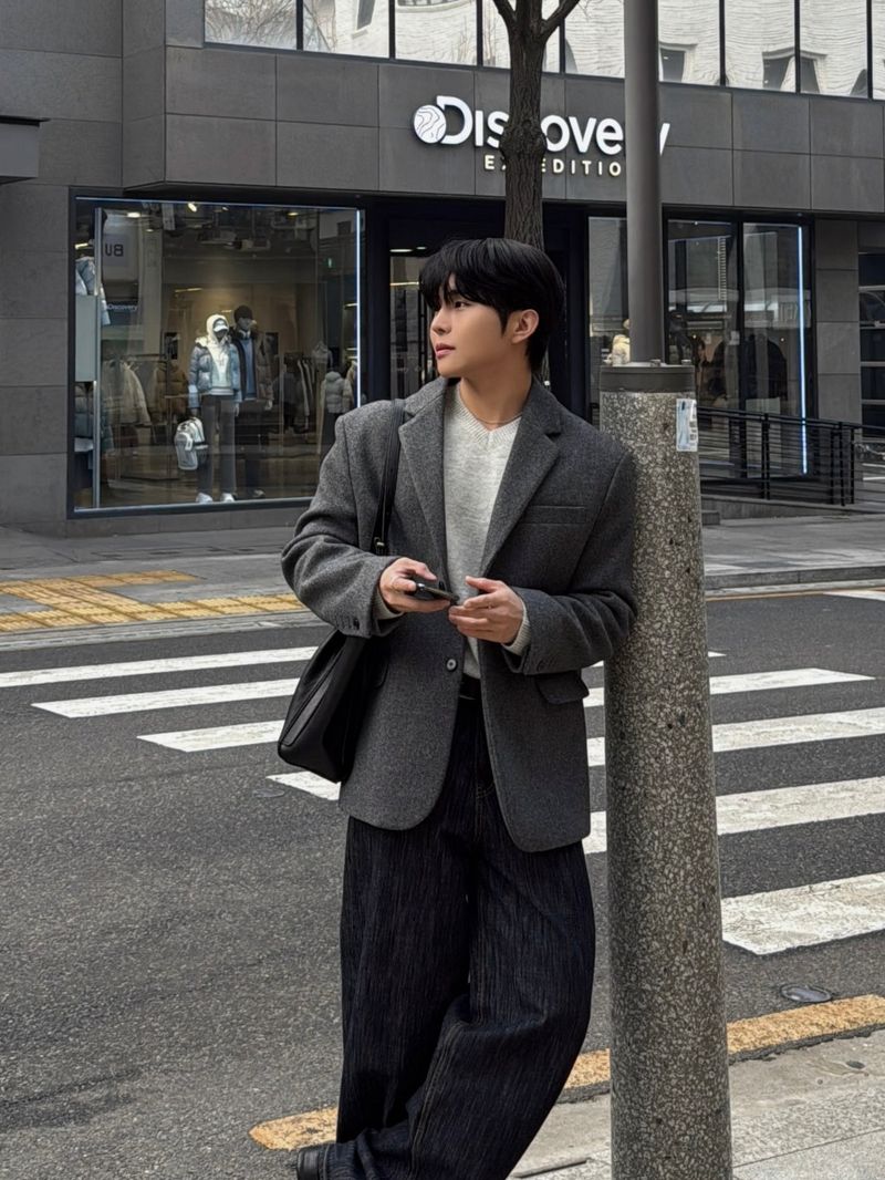 Duns wool blazer jacket