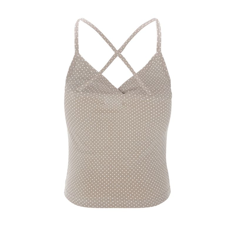 DOT CAMISOLE-BEIGE