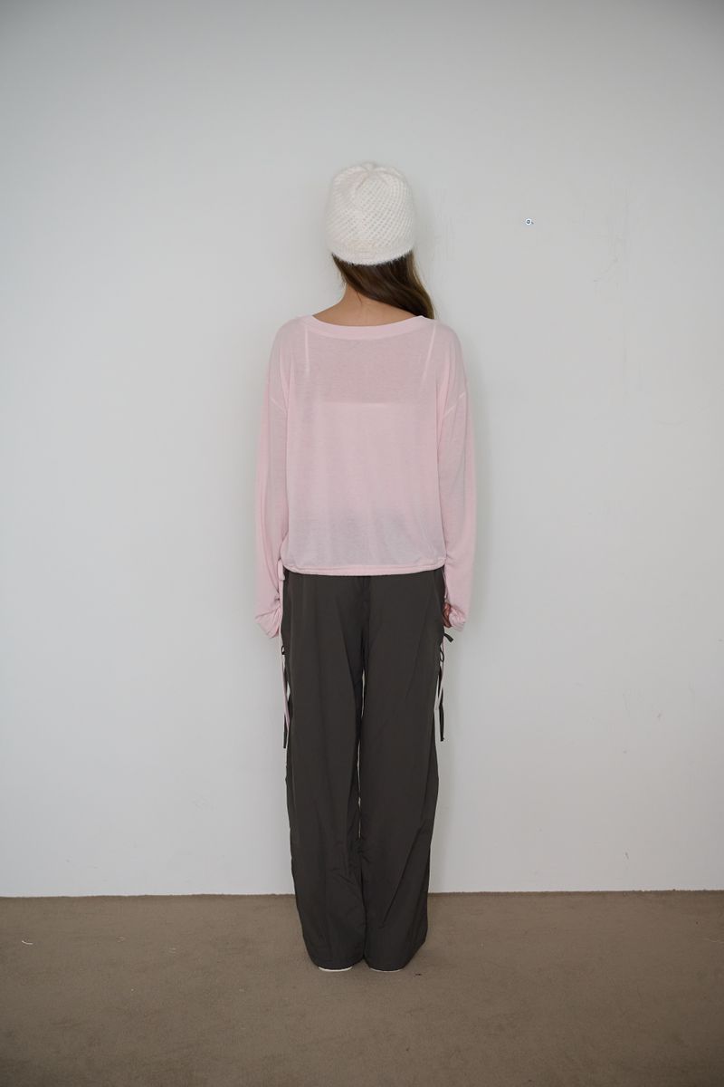 BREEZE SHEER V-NECK T-SHIRT