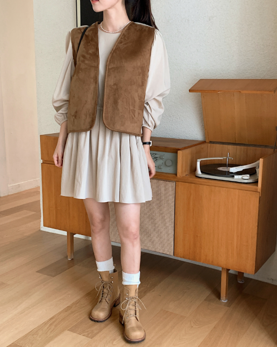 ED Reversible Suede Mustang Vest