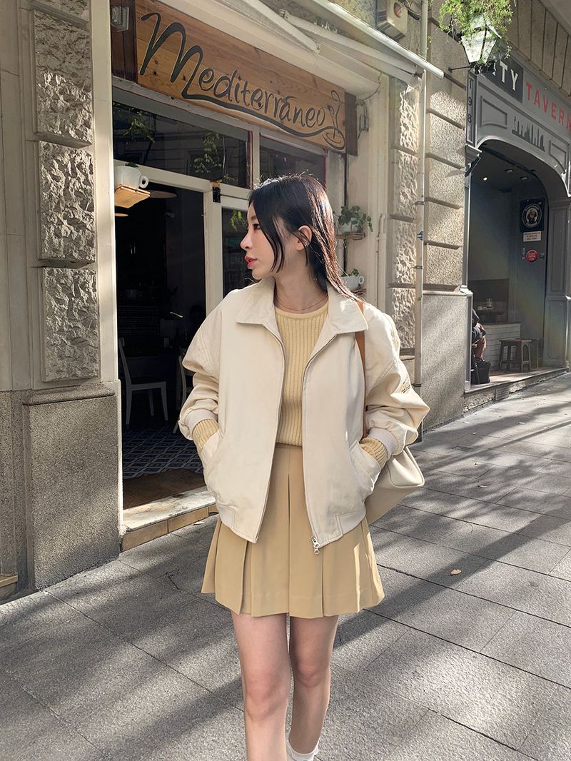 [MADE] Peto Pintuck Mini Skirt
