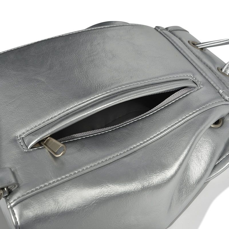 POCKET SIGNATURE BACKPACK [SILVER]