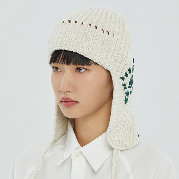 ROMANTIC CROWN（ロマンティッククラウン）の「HAND STITCH KNIT TROOPER HAT（Hats）」