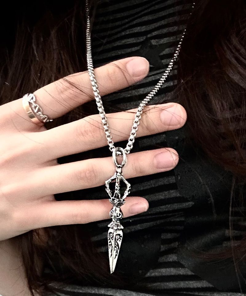 Unique Sculpture Pendant Necklace