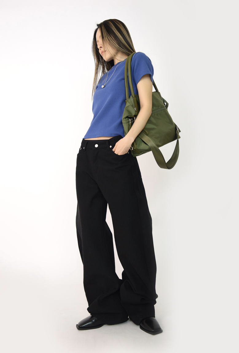 curve shape cotton pants(5color)