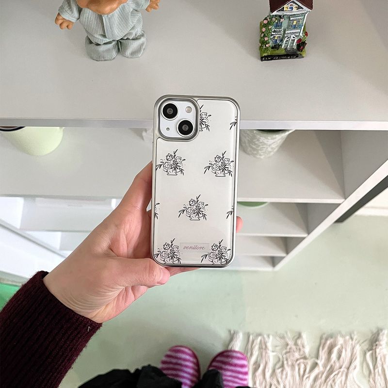 [MADE][Epoxy Bumper Case] Vintage Flower Case