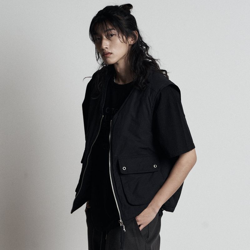 OVER LINE SNAP DOWN VEST