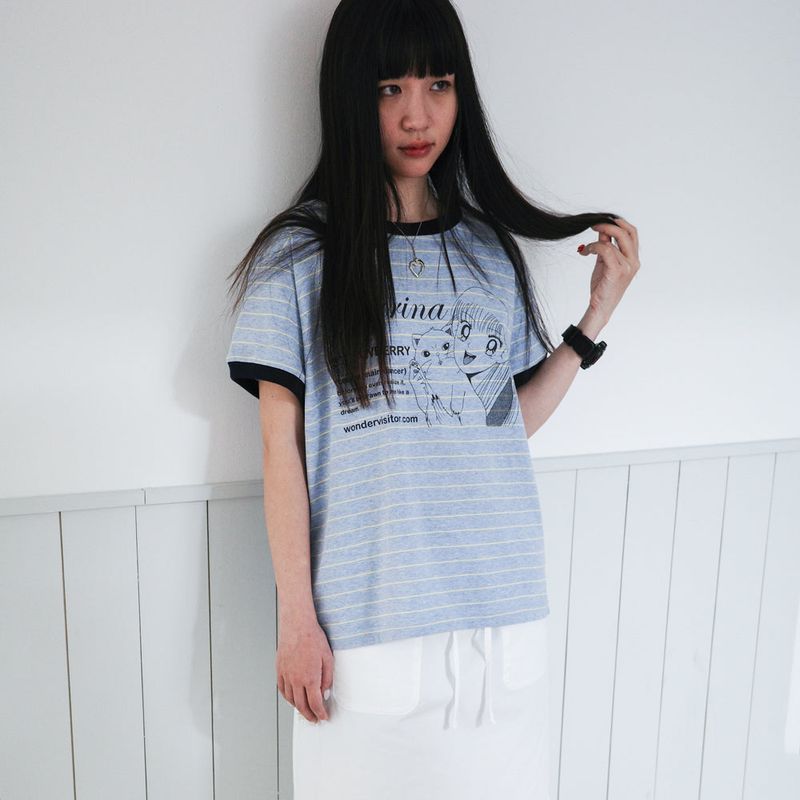 YURINA pfp T-shirt [Blue]