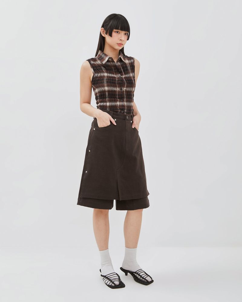 catha（カタ）の「Snap-off Carpenter Skort（Pants）」