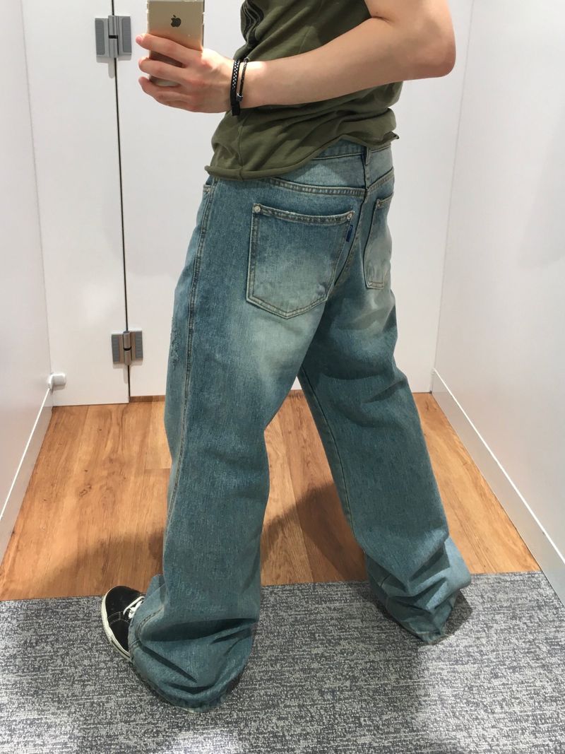 DISCERNMENT(ディサーンメント)の「Saltine Semi-Flare Washed Denim Pants(Pants)」