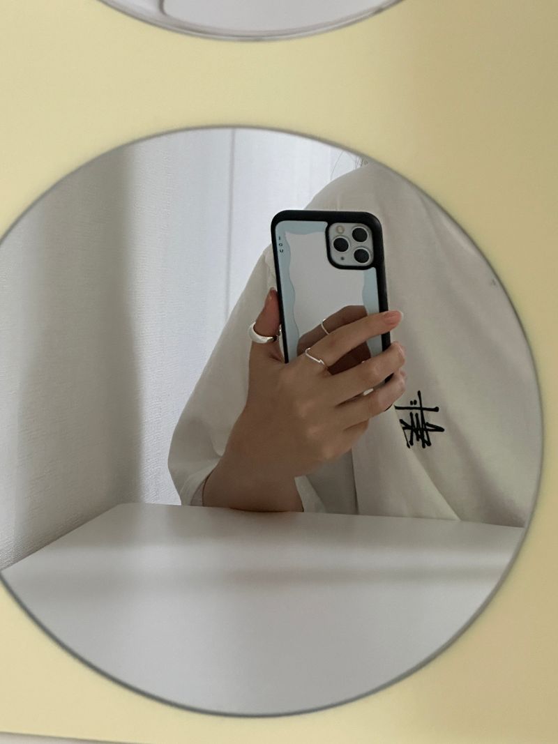 mirror blue case