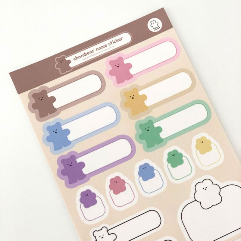 Chanibearの「chanibear name sticker(Smartphone Accessories)」