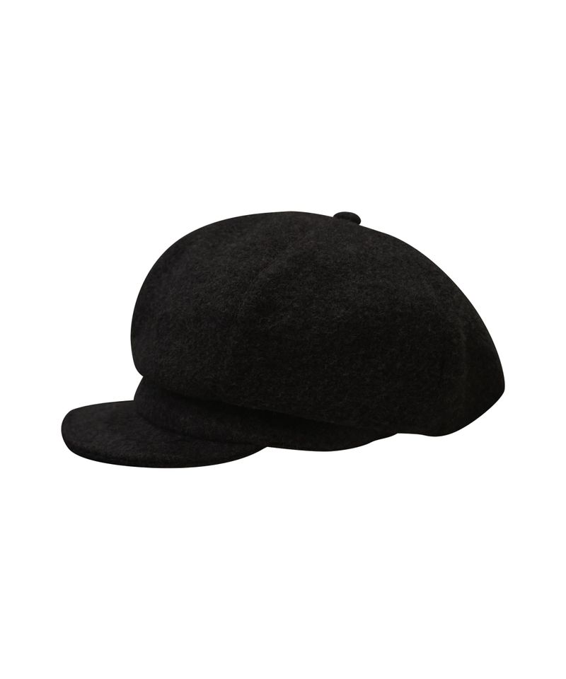 SIDE BUTTON HAT BLACK