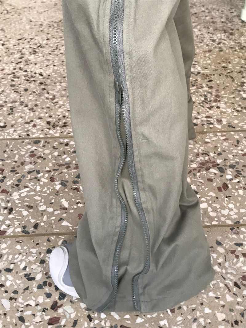 Nicole zipper banding pants