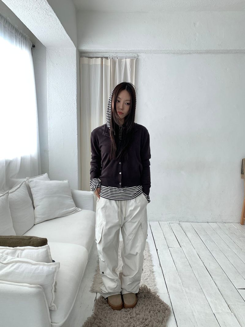 [4계절] Nylon multi cargo pants(2color)