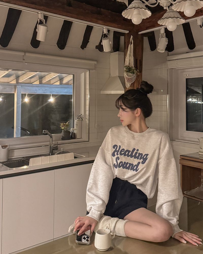 Fleece Crop sweat
