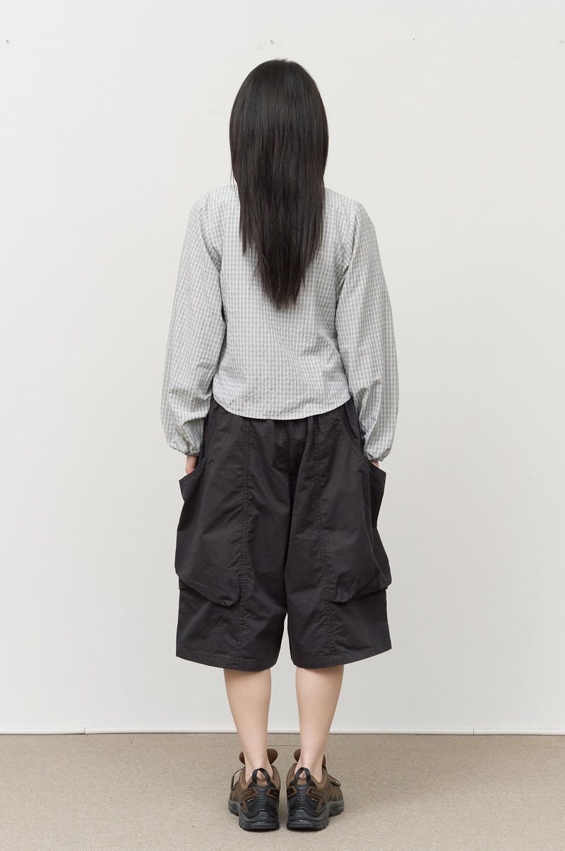 (W) Rei Checked Strap Blouse