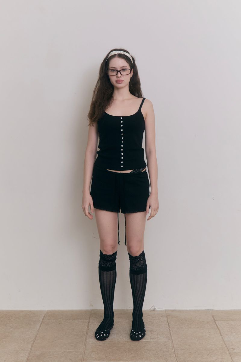 Sweet Dreams Lace Shorts (Black)