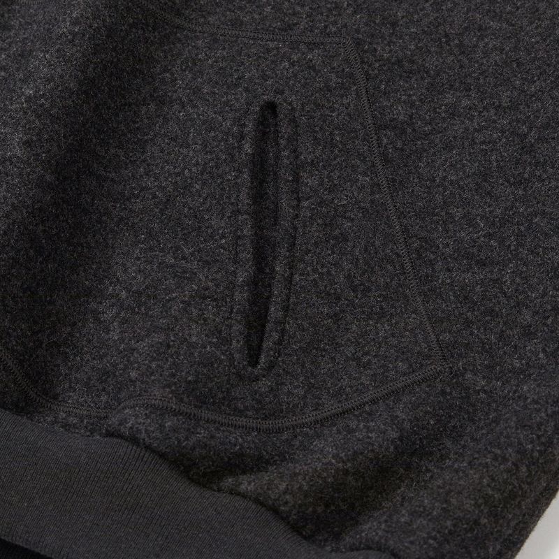 Bean wool pullover / Charcoal