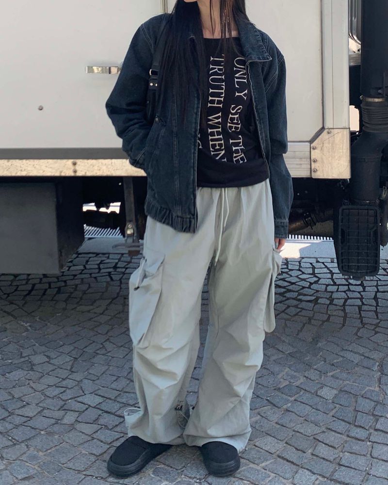 Stopper nylon pants