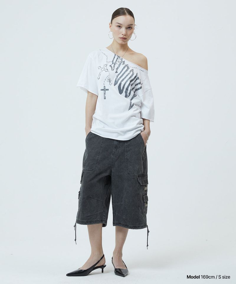 BERMUDA UTILITY CARGO SHORTS_CHARCOAL