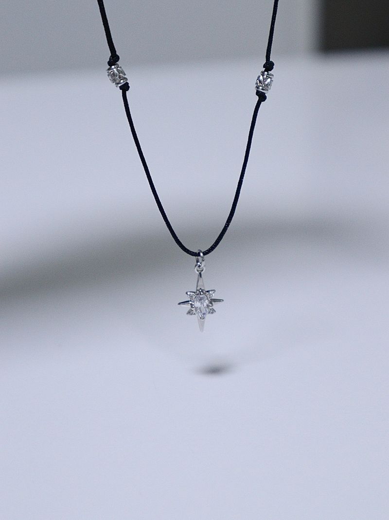 starlight crystal string necklace