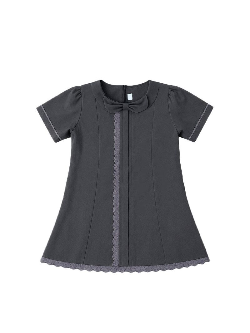 Lean Bow Blouse (grey)