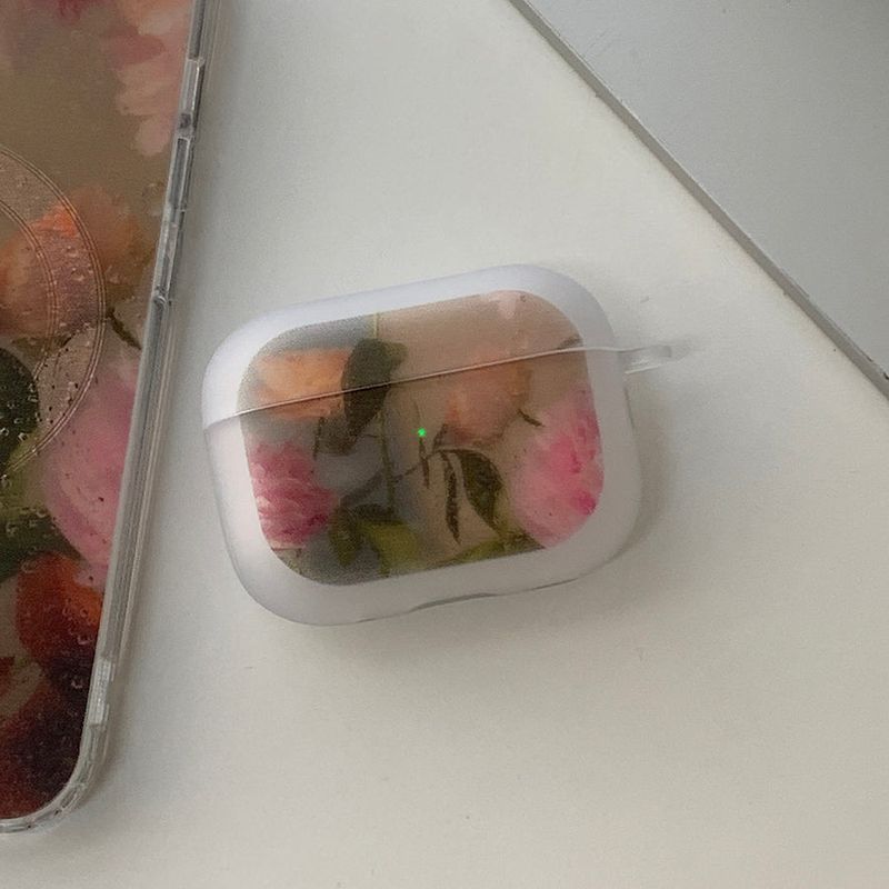 Rose - Rain Flower AirPods Case_matt