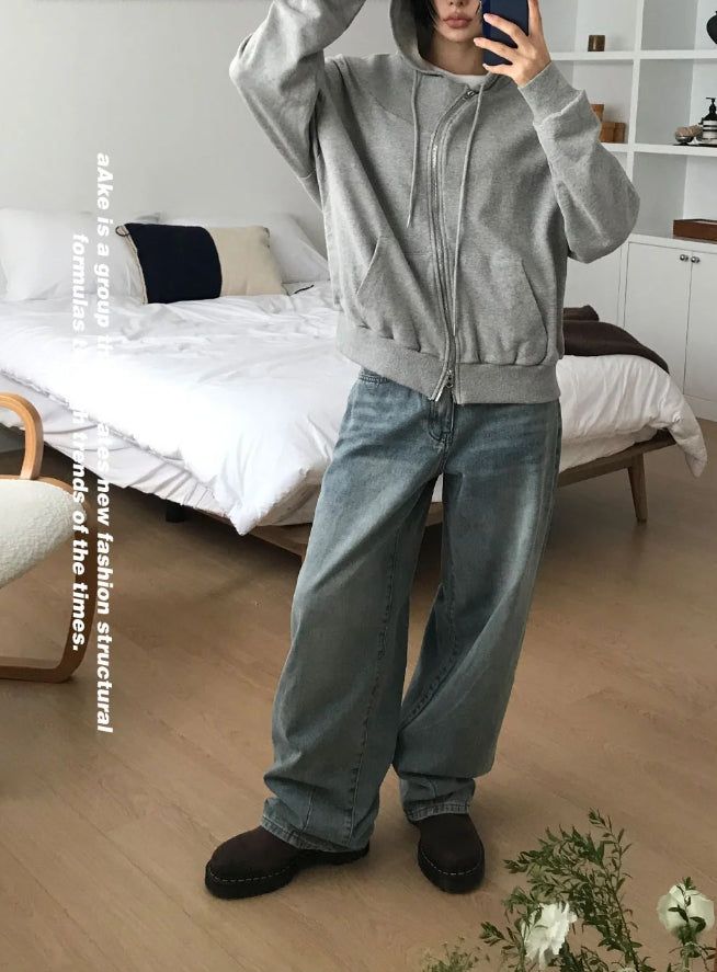 CURVE ZIP-UP HOODIE