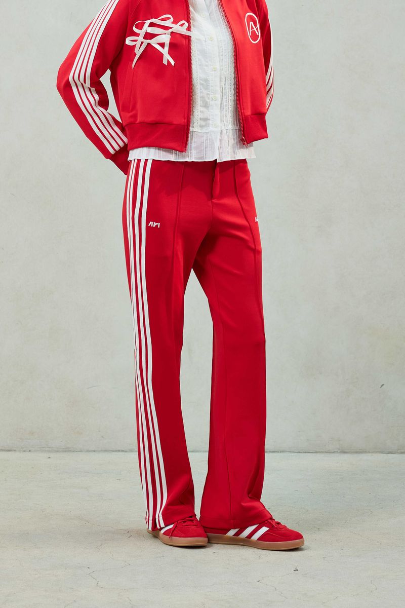 JOEL JERSEY TRACK PANTS / RED