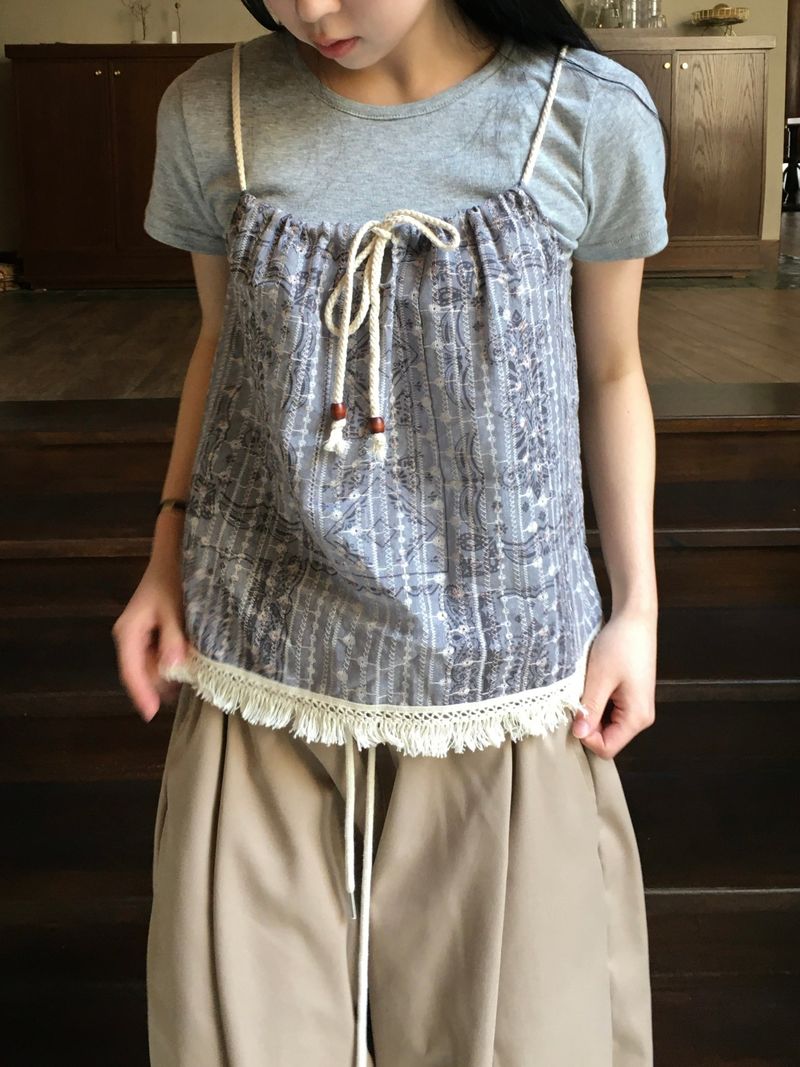 Bohemian Tassel Bustier Sleeveless (2c)