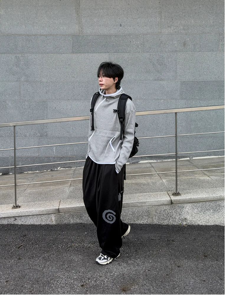 Nuve Art Graphic Wide Sweatpants