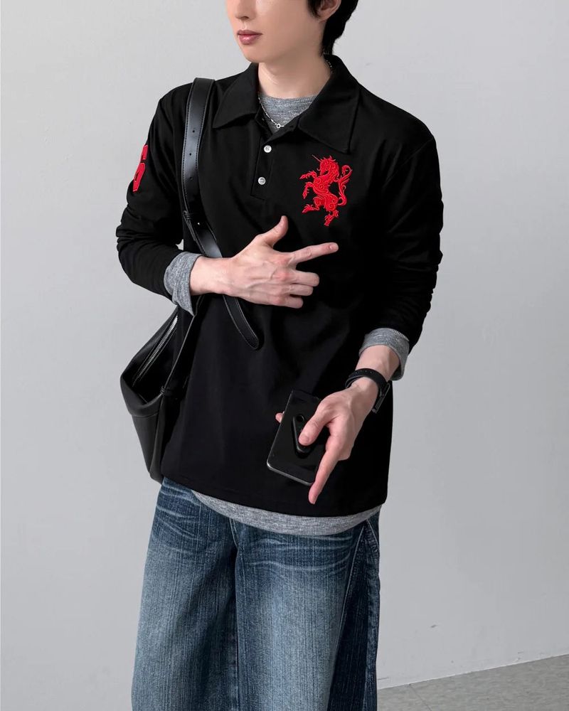 Maive Collar Long Sleeve