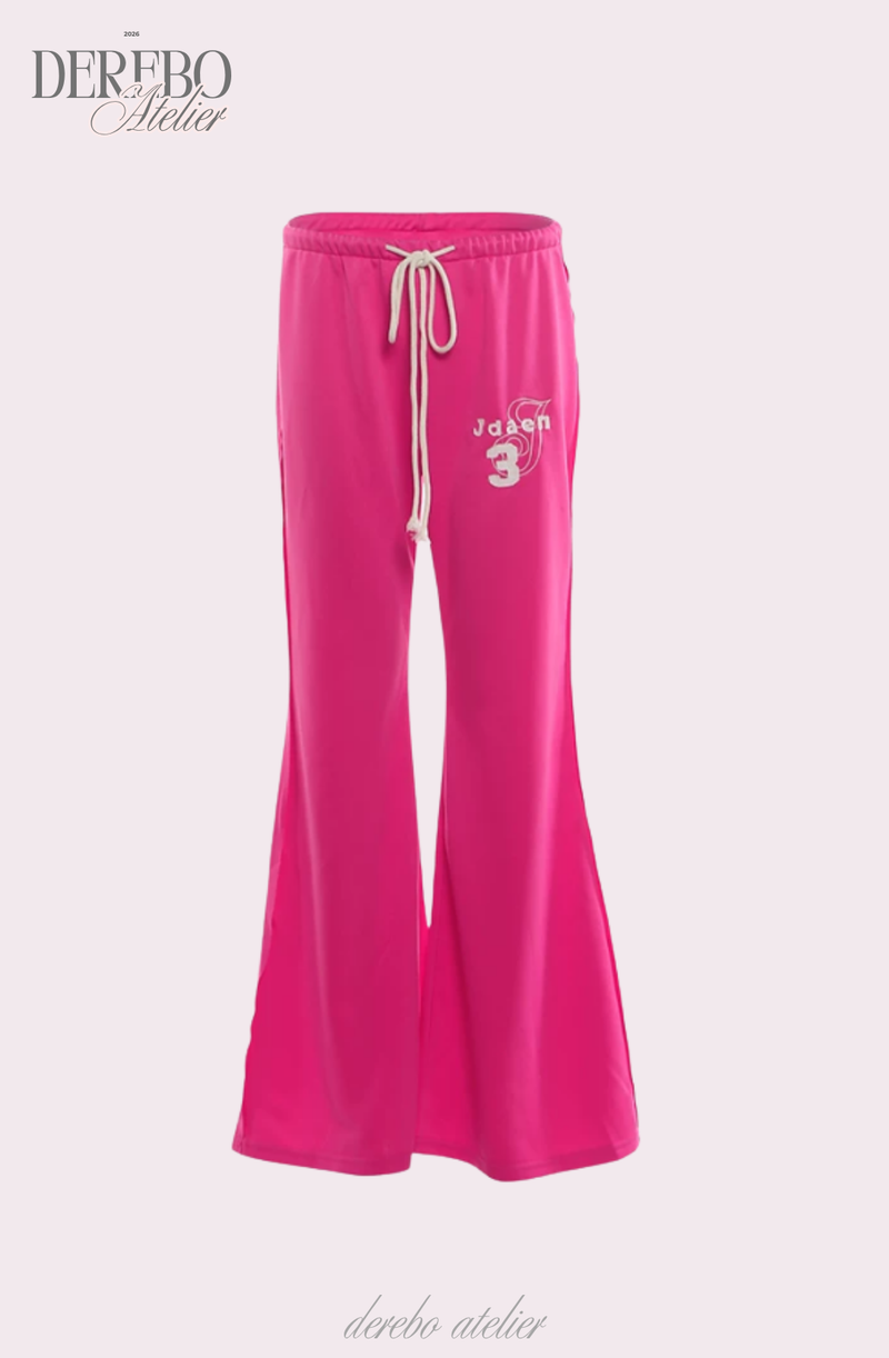 hot color long casual pants