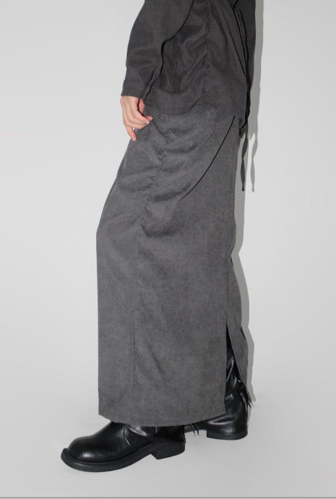 SHIRRING LONG SKIRT