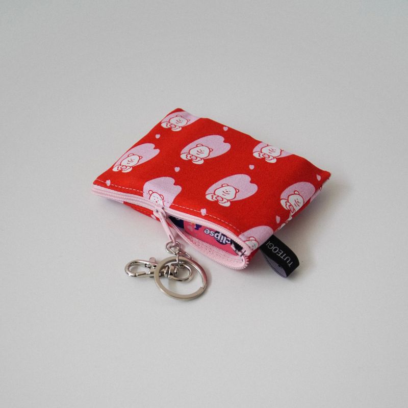 TUTEOGI（トゥトギ）の「Blossom Wish pattern keyring pouch(mini)（Smartphone Accessories）」